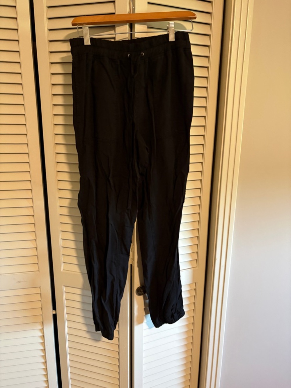Love Tree Black Drawstring Jogger Pants